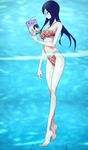  alternate_hairstyle artist_request axis_powers_hetalia barefoot bikini fujiyoshi_harumi pool sayonara_zetsubou_sensei solo swimsuit 