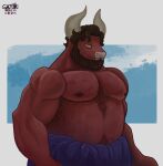  animal_humanoid anthro belly biceps big_breasts blizzard_entertainment bovid bovid_horn bovid_humanoid bovine bovine_horn bovine_humanoid breasts cattle digital_media_(artwork) dungeons_and_dragons european_mythology fur gazuki greek_mythology hair hasbro hi_res horn huge_breasts humanoid humanoid_taur male male/male mammal mammal_humanoid minotaur muscular muscular_anthro muscular_male mythology nipples nude pecs simple_background solo taur tauren warcraft wizards_of_the_coast 