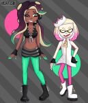  animal_humanoid cephalopod cephalopod_humanoid duo female hi_res human humanoid mammal marina_(splatoon) marine marine_humanoid mollusk mollusk_humanoid nintendo off_the_hook_(splatoon) pearl_(splatoon) rsbr splatoon splatoon_(series) squid_humanoid 