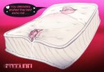  abdominal_bulge animate_inanimate anthro band1tnsfw bed belly big_pussy dialogue digital_media_(artwork) english_text female furniture genitals hi_res lips mature_female pink_lips pink_pussy pregnant pregnant_female pussy queen royalty shaded simple_background simple_shading smile solo speech_bubble text thick_lips thick_thighs 