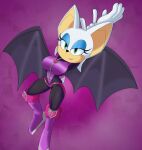  2022 anthro bat bat_wings black_nose blue_eyeshadow bodysuit boots clothed clothing digital_drawing_(artwork) digital_media_(artwork) eyeshadow female fingers footwear fully_clothed gloves hair hands_above_head handwear hi_res legwear makeup mammal membrane_(anatomy) membranous_wings narrowed_eyes rouge_the_bat sega skinsuit solo sonic_the_hedgehog_(series) spread_wings tail tan_body tan_inner_ear tan_skin teal_eyes thecakeee thigh_boots thigh_highs tight_clothing unsigned white_clothing white_gloves white_hair white_handwear wings 