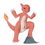  absurd_res charmeleon dramatic_lighting female feral generation_1_pokemon hi_res nintendo pokefancompletionist pokemon pokemon_(species) solo 