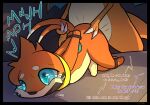  anal anal_penetration anthro bdsm blue_eyes bondage bound buizel charizard dialogue duo english_text forced generation_1_pokemon generation_4_pokemon genitals infinitydoom male male/male male_penetrated male_penetrating male_penetrating_male nintendo orange_body penetration penile penile_penetration penis penis_in_ass pokemon pokemon_(species) rape sex text yellow_body 