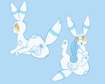  animal_genitalia animal_penis anus balls big_penis blue_anus blue_background blue_penis canine_genitalia canine_penis eeveelution feral fur generation_2_pokemon genitals hi_res huge_penis labbit1337 male nintendo open_mouth open_smile penis pokemon pokemon_(species) simple_background smile solo trans_(lore) trans_woman_(lore) umbreon white_body white_fur yellow_sclera 