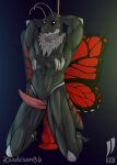  abs anthro arthropod bdsm blush bondage bound butterfly dildo hi_res insect invalid_tag iudicium86 lepidopteran male muscular neck_tuft sex_toy slit solo tuft wings 