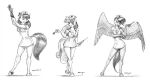  2018 accessory aged_up anthro apple_bloom_(mlp) baron_engel bow_ribbon breasts candy cleavage clothed clothing cutie_mark_crusaders_(mlp) dessert equid equine feathers female food friendship_is_magic gloves group hair hair_accessory hair_bow hair_ribbon handwear hasbro hat headgear headwear holding_candy holding_food holding_lollipop holding_object holding_syringe holding_thermometer hooves horn horse latex_gloves lollipop looking_at_viewer mammal mane my_little_pony nurse nurse_clothing nurse_hat nurse_headwear nurse_uniform pegasus pony pose putting_on_clothes putting_on_gloves ribbons scientific_instrument scootaloo_(mlp) signature smile smiling_at_viewer standing sweetie_belle_(mlp) syringe thermometer trio unicorn unicorn_horn uniform wings 