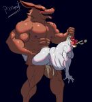  abdominal_bulge abs accessory anal anal_penetration anthro asgore_dreemurr beard biceps blonde_hair blush bodily_fluids boss_monster bovid bow_ribbon bulge butt canid canine canis caprine cum cum_in_ass cum_in_mouth cum_inside cum_on_penis cum_while_penetrated demon dominant dominant_male duo ejaculating_cum ejaculation ejaculation_while_penetrated facial_hair fox fur genital_fluids genitals hair hair_accessory hair_bow hair_grab hair_ribbon hi_res horn kurama leg_grab long_hair male male/male male_dominating_male male_penetrated male_penetrating male_penetrating_male mammal naruto nipples nude orange_body orange_fur penetration penile penile_penetration penis pinumontbalou ribbons sex size_difference submissive submissive_male tongue tongue_out touching_hair undertale undertale_(series) white_body white_fur 