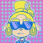  animal_humanoid animated bodily_fluids cephalopod cephalopod_humanoid eyewear fan_character female hair humanoid icon inkling itchi marine marine_humanoid mollusk mollusk_humanoid nintendo ponytail snaggle_tooth solo splatoon sunglasses tears 