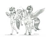  2020 accessory anthro apple_bloom_(mlp) baron_engel bow_ribbon clipboard clothing cutie_mark_crusaders_(mlp) equid equine feathers female footwear friendship_is_magic group hair hair_accessory hair_bow hair_ribbon hasbro holding_clipboard holding_object holding_syringe hooves horn horse legwear looking_at_another mammal mane medical_instrument mouth_closed my_little_pony nurse nurse_clothing nurse_uniform pegasus pony ribbons scientific_instrument scootaloo_(mlp) signature stethoscope stockings sweetie_belle_(mlp) syringe tongue tongue_out trio unicorn unicorn_horn uniform wide_eyed wings 