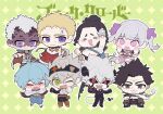  3girls 5boys asta_(black_clover) black_capelet black_clover black_hair blonde_hair blue_hair blush capelet charmy_pappitson chibi copyright_name everyone facial_hair facial_mark forehead_mark green_eyes grey_(black_clover) grey_hair highres julius_novachrono liebe_(black_clover) looking_at_viewer multiple_boys multiple_girls noelle_silva nsb9ouwm7kgnfob pink_eyes purple_eyes red_eyes short_hair spiked_hair stubble twintails william_vangeance yami_sukehiro 