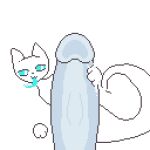  animated anthro blue_eyes canid canine digital_media_(artwork) disembodied_hand domestic_cat duo felid feline felis fox ghost handjob hi_res insignia_co male male/male mammal penile pixel_(artwork) pixel_animation proxy_(crazyassfox22) sex spectre_(insignia_co) spirit white_body 