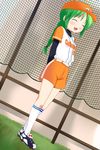  baseball green_hair hayakawa_aoi highres jikkyou_powerful_pro_yakyuu nora_higuma pawapuro 