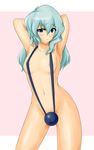  absurdres ankorosan breasts derivative_work highres komeiji_koishi nipples slingshot_swimsuit small_breasts solo swimsuit touhou 