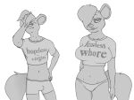  anthro bulge clothing duo female frillyanubis_(artist) hi_res hyena male mammal maxfloof_(artist) maxfloofad_(artist) meme shirt topwear underwear 