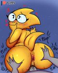  &lt;3 absurd_res alphys anthro anus big_breasts big_butt blush breasts butt butt_grab covering covering_mouth covering_own_mouth covering_self duo english_text eyewear female female_penetrated genitals glasses grey_body hand_on_butt hi_res huge_butt lizard male male/female male_penetrating male_penetrating_female non-mammal_breasts nude onomatopoeia penetration pussy reptile scalie sex side_boob sound_effects text tibbs undertale_(series) vaginal vaginal_penetration yellow_body 