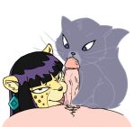  anthro black_hair bodily_fluids chel colored crossover disney domestic_cat double_fellatio double_oral dreamworks ear_piercing ear_ring erection felid feline felis fellatio female feral fur genital_fluids genitals grey_body grey_fur group group_sex hair hime_cut human jaguar licking looking_at_viewer male male/female mammal nude_male oral oral_penetration pantherine penetration penile penis penis_in_mouth penis_lick penis_too_big piercing red_eyes redout ring_piercing sex sitting_on_another spiked_tongue the_emperor&#039;s_new_groove the_road_to_el_dorado tongue tongue_out trio yellow_body yellow_fur yzma zeigram 