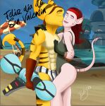  absurd_res anthro duo female hi_res intersex lombax male male/female maleherm mammal ratchet ratchet_and_clank rockeylombax sony_corporation sony_interactive_entertainment 