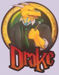  anthro badge drake_bates eerie_eden fantasy harry_potter harry_potter_(series) hogwarts lizard magic_user male reptile scalie slytherin solo 