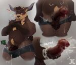  absurd_res animal_genitalia animal_penis anthro aroused balls bear big_penis bodily_fluids bovid bovine brown_body brown_fur bulge clothed clothing cum cum_drip cum_in_clothing cum_through_clothing cumshot dripping ejaculation equine_genitalia equine_penis erection facial_hair fur genital_fluids genitals goatee hi_res hybrid jumpy_jackal licking licking_lips looking_at_porn magazine male mammal musclegut muscular muscular_male newport overweight overweight_male partially_clothed penis porn_magazine pornography solo tenting tongue tongue_out underwear underwear_down underwear_only undressing wet wet_clothing 
