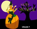  breasts candice_cat(miserytheartist) candy candy_corn candy_girl clothed clothing digital_media_(artwork) feline female food fruit halloween holidays mammal miserytheartist pumpkin 