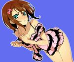  bad_id bad_pixiv_id baka_to_test_to_shoukanjuu kinoshita_hideyoshi lingerie male_focus numeri otoko_no_ko solo underwear undressing 