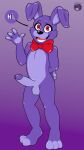  animatronic anthro bonnie_(fnaf) deriftr five_nights_at_freddy&#039;s humanoid lagomorph leporid machine male mammal rabbit robot scottgames solo 