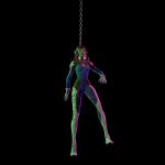  absurdres bdsm bondage bound chain chained collar cuffs d.va_(overwatch) highres metal metal_collar non-web_source overwatch restrained shackles spread_legs steel 