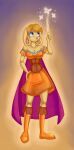  2014 activision anthro bianca_(spyro) biped blonde_hair blue_eyes boots clothing dress female footwear hair heimantahei hi_res lagomorph leporid mammal orange_boots orange_clothing orange_dress orange_footwear rabbit solo spyro_the_dragon standing tan_body 