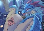  absurd_res capcom dragon female hi_res lagiacrus leviathan_(mh) monster_hunter sloppy_bird solo 