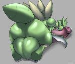  absurd_res anthro arthropod balls big_balls big_butt big_penis butt genitals heftyotter hi_res hyper hyper_genitalia male nintendo penis pokemon pokemon_(species) solo solo_focus 