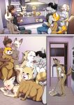  absurd_res aggressive_retsuko ailurid anthro balls belly big_belly big_breasts blush bodily_fluids breasts canid canine canis chastity_cage chastity_device clothed clothing comic cuckold cum dan_darkheart digital_media_(artwork) domestic_dog erection eyewear female female_penetrated fennec fenneko fox genital_fluids genitals glasses group group_sex haida haida&#039;s_mother hair hi_res huge_breasts hyena inui_(aggressive_retsuko) kissing male male/female male_penetrating male_penetrating_female mammal mustelid nipples nude open_mouth otter penetration penis pregnant pregnant_female pregnant_sex pussy red_panda retsuko retsuko&#039;s_mother sanrio sex spotted_hyena the_dark_mangaka 