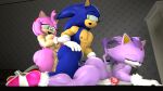  2021 3d_(artwork) accessory all_fours amy_rose anal anal_penetration anthro areola arm_grab balls bed big_areola big_balls big_breasts big_butt big_penis blaze_the_cat blue_body blue_fur blue_hair breasts bubble_butt butt clothing curvaceous curvy_figure detailed_background digital_media_(artwork) domestic_cat erection eulipotyphlan eyelashes eyes_closed felid feline felis fingers footwear fur furniture genitals gloves green_eyes group group_sex gynomorph gynomorph/male hair hair_accessory hairband hand_on_hip hand_on_own_hip handwear hedgehog hi_res high_heels hourglass_figure inside intersex intersex/male kneeling lavender_body lavender_hair long_tail male mammal multicolored_body multicolored_fur multicolored_hair nackey nipples nude on_bed open_mouth penetrating_while_penetrated penetration penis pink_body pink_fur pink_hair purple_body purple_fur purple_hair sega sex short_tail small_waist smile sonic_the_hedgehog sonic_the_hedgehog_(series) source_filmmaker tail tan_body tan_fur teeth thick_thighs threesome trio two_tone_body two_tone_fur two_tone_hair vein veiny_penis voluptuous white_body white_fur wide_hips 