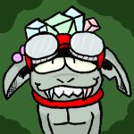  anthro goblin goofy_smile humanoid kree_(motfal) male pfp solo vlydae 