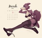  beastars calendar canid canine canis dany-j female juno_(beastars) mammal solo 