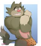  anthro bulge felid feline hi_res jack_(oggy_and_the_cockroaches) jagshiro male mammal muscular solo 