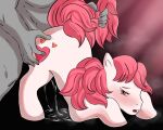  &lt;3 ass_up bestiality cutie_mark duo earth_pony equid equine female feral hasbro heart_(marking) hi_res horse human human_on_feral interspecies male male/female mammal mlp_g1 my_little_pony omnii34 penetration pony pre-g4 size_difference smaller_female smaller_penetrated sweetheart_(mlp) 