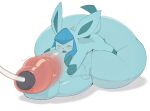  balls big_balls big_penis eeveelution feral generation_4_pokemon genitals glaceon hi_res huge_balls huge_penis hyper hyper_balls hyper_genitalia hyper_penis mushus nintendo penis pokemon pokemon_(species) solo xmu 