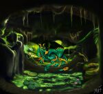  absurd_res dragon feral hi_res invalid_background male maliborg slime solo 