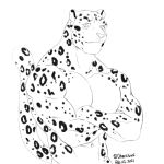  abs anthro casual_nudity felid feline fur hi_res itsdhani jaguar male mammal manly muscular muscular_male navel nude pantherine pecs smile solo spots triceps 