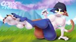  anthro breasts butt claws epic_games feet female fortnite looking_at_viewer meow_skulls_(fortnite) outside paws soles solo toes 