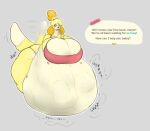  absurd_res afterimage animal_crossing anthro belly big_belly big_breasts breasts canid canine canis dialogue digestion digestion_noises digital_media_(artwork) dipstick_tail domestic_dog english_text female female_pred hair hands_above_breasts hi_res huge_breasts huge_hips huge_thighs hyper hyper_belly isabelle_(animal_crossing) mammal markings mass_vore multiple_prey neverknowwhythis nintendo obese obese_anthro obese_female overweight overweight_anthro overweight_female ponytail shih_tzu tail tail_markings tail_motion tailwag talking_to_another text text_box thick_thighs toy_dog vore 