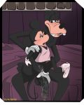  2019 anthro balls canid canine canis cum cum_in_pussy cum_inside disney domestic_dog duo female goofy_(disney) humanoid_penis male male/female mammal minnie_mouse mouse penis pussy rodent tongue tongue_out torinsangel 