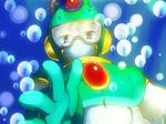  bad_id bad_pixiv_id bubble bubbleman injury light male_focus outstretched_arm outstretched_hand reaching rockman rockman_(classic) solo underwater zakki 