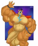  2021 4_fingers abs anthro balls bear biceps big_balls big_muscles big_penis biped bodily_fluids claws clothing digital_media_(artwork) fingers five_nights_at_freddy&#039;s five_nights_at_freddy&#039;s:_security_breach foreskin gabgbb genital_fluids genitals glamrock_freddy_(fnaf) half-erect hat headgear headwear hi_res huge_balls huge_muscles huge_penis hyper hyper_balls hyper_genitalia hyper_muscles hyper_penis looking_at_viewer male mammal mostly_nude muscular pecs penis precum scottgames simple_background smile solo thick_thighs top_hat triceps wide_hips 
