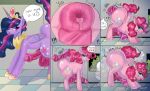  anal animal_genitalia animal_penis anus balls bathtub big_anus big_balls big_butt big_egg big_penis bodily_fluids butt comic cum cutie_mark digital_media_(artwork) equid equine female feral fluttershy_(mlp) friendship_is_magic genital_fluids genitals hasbro horse intersex intersex/female mammal masturbation my_little_pony penis percypawz pinkie_pie_(mlp) pony princess_twilight_sparkle_(mlp) sex toilet twilight_sparkle_(mlp) 