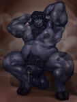  absurd_res animal_humanoid anthro armpit_hair armpit_tuft balls barbell_piercing belly black_balls black_body black_fur black_glans black_hair black_hooves black_penis black_pubic_hair blue_eyes bodily_fluids body_hair bovid bovid_humanoid brown_background caprine caprine_humanoid cloven_hooves dagapuff dripping ear_piercing erection foreskin fur genital_fluids genital_piercing genitals glans glistening glistening_body gold_ear_piercing gold_piercing hair hands_behind_head happy_trail hi_res hooves horn humanoid lips looking_at_viewer male mammal mammal_humanoid mottled muscular muscular_anthro muscular_arms muscular_male nipple_barbell nipple_piercing nipples overweight overweight_anthro overweight_male penis penis_piercing piercing precum precum_drip precum_string presenting_armpit prince_albert_piercing raised_arm sheep_humanoid simple_background sitting slightly_open_mouth solo steam sweat sweaty_armpit sweaty_arms sweaty_balls sweaty_belly sweaty_body sweaty_chest sweaty_genitalia sweaty_legs sweaty_thighs thick_bottom_lip wool_(fur) wool_hair 