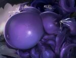  absurd_res areola bahnbahn_(artist) big_breasts bodily_fluids breasts female hi_res huge_belly huge_breasts hyper hyper_pregnancy lactating nipples pregnant pregnant_female purple_body solo tentacles 