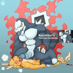  abs absurd_res anal anal_penetration animal_humanoid anthro balls baxcalibur big_dom_small_sub big_penis digital_media_(artwork) dominant dragon dragon_humanoid duo erection generation_9_pokemon genitals hi_res humanoid humanoid_genitalia humanoid_penis ice larger_male male male/male male_penetrated male_penetrating male_penetrating_male muscular muscular_anthro muscular_male nintendo nude open_mouth overstimulation pecs penetration penile penis pokeball pokemon pokemon_(species) reptile scalie sex simple_background size_difference standard_pokeball tongue ursa-m1nor yellow_eyes 