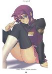  bleed_through gundam gundam_seed gundam_seed_destiny lunamaria_hawke thigh-highs tony_taka uniform 