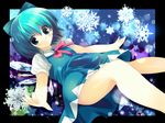  blue_eyes blue_hair cirno ice kinoko solo touhou 